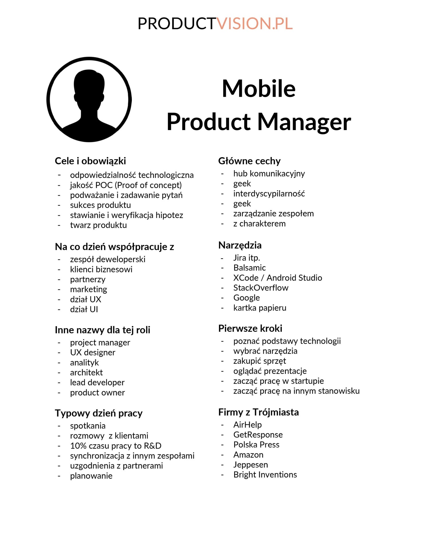 Persona - Mobile Product Manager