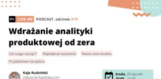🎙️ PV#019: Product Manager vs Analityk – wdrażanie analityki produktowej | Kajo Rudziński, KajoData.com