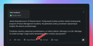 Jak analizować feedback użytkowników z Deep Research w asystencie AI? Case Study
